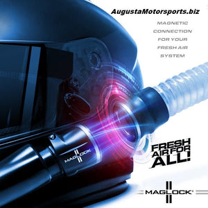 Racing Helmet Magnetic Fresh Air Hose Connector | Maglock