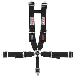 5pt Harness Set Black Camlock Pull-Down Lap - Augusta Motorsports Racing Fire Systems