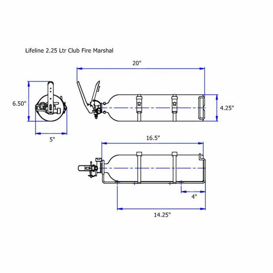 Lifeline Zero 2000 2.25ltr Club Fire Marshal Mechanical System