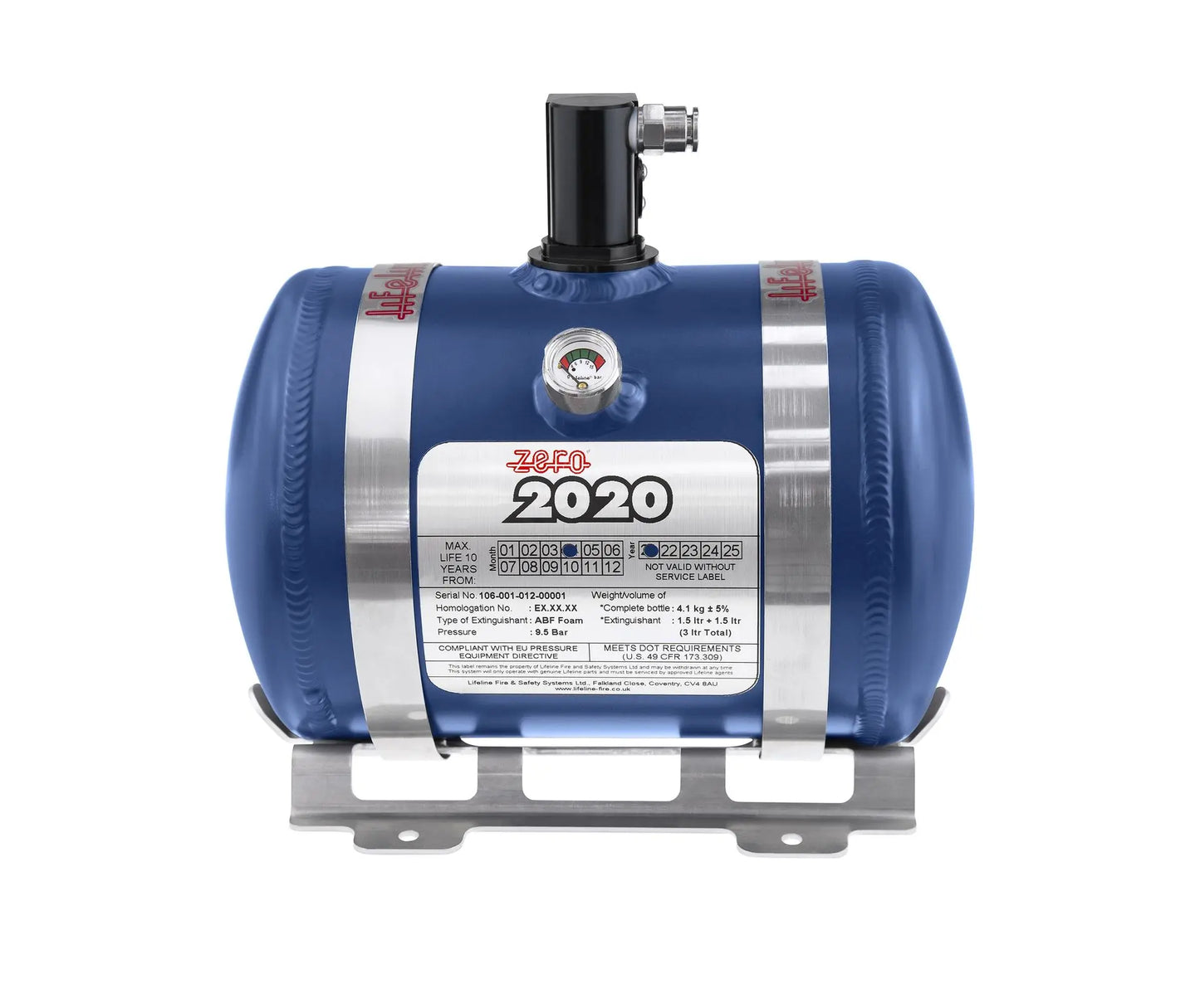 Lifeline Zero 2020 FIA 3.0ltr Electric Fire Suppression System