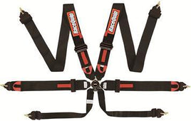 6pt Harness Camlock Blk FIA 851001 - Augusta Motorsports Racing Fire Systems