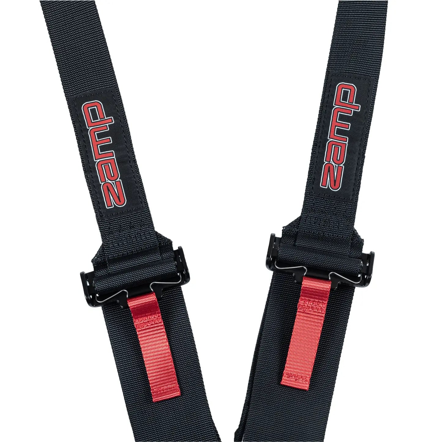 ZAMP UTV off-road race 5-point pull-down seat harness with SFI 3/2 rating, featuring durable straps and hardware for racing safety.