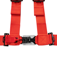 UTV Racing 4-Point Seat Harness - Red Pull Down | ZAMP