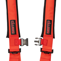 UTV Racing 4-Point Seat Harness - Red Pull Down | ZAMP