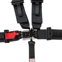 UTV Racing 5-Point Seat Harness - Black Pull Down | ZAMP