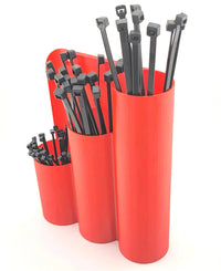 Zip Tie Holder Organizer - Magnetic or Wall Mount