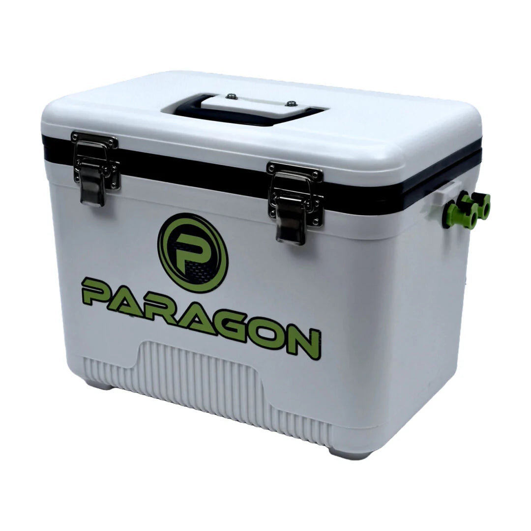 Paragon Racing driver cooling system with cooling shirt and cooler, designed for high-performance racing comfort and temperature regulation.