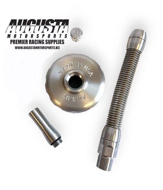 Ai13 VP Utility Race Jug Billet Metal Fuel Hose Cap Combo - Augusta Motorsports Racing Safety Supplies