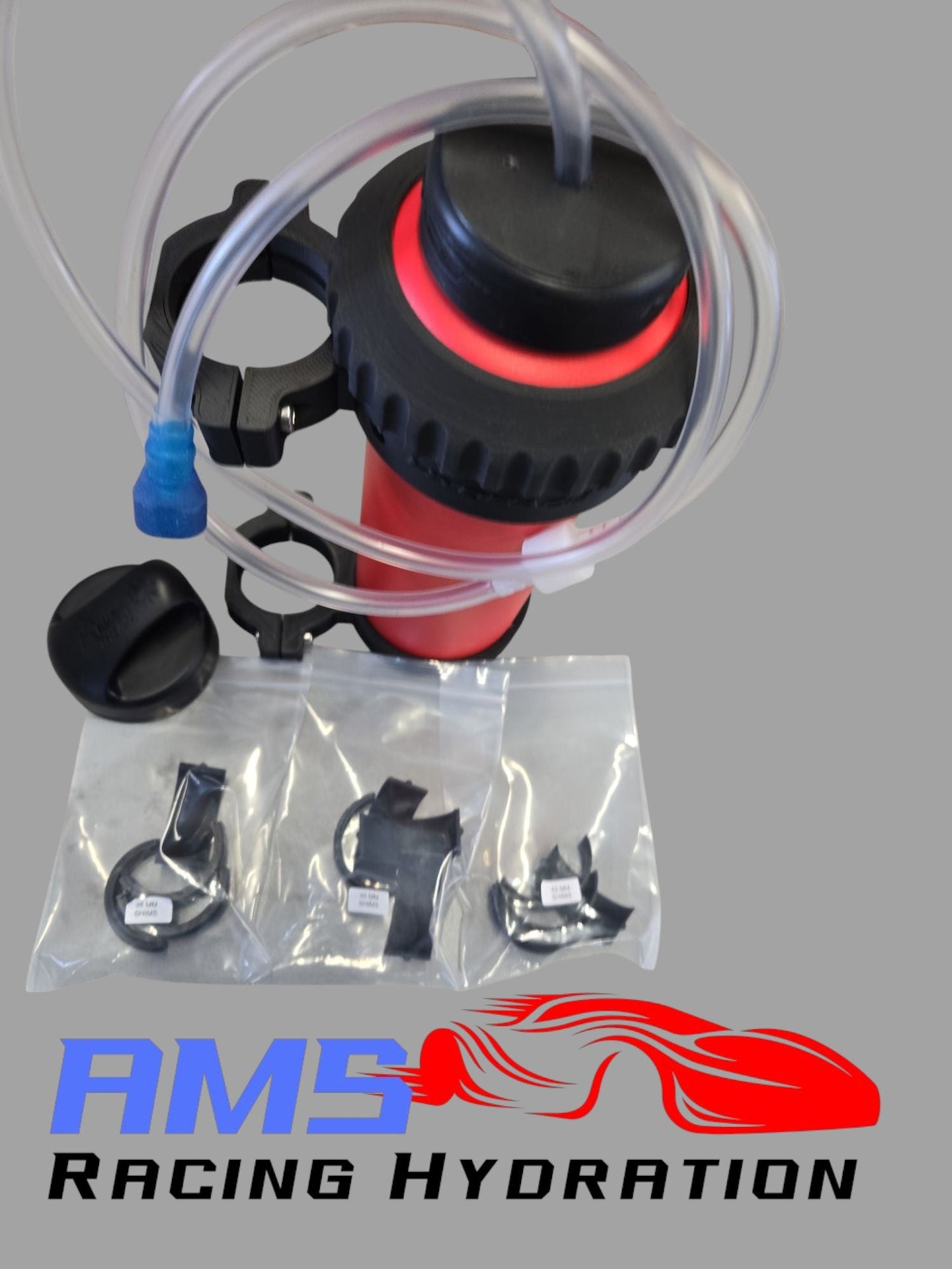 AMS Racing Hydration Bottle System - Motorsports, UTV, Off Road - Augusta Motorsports Racing Safety Supplies