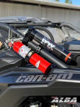 Billet Quick Release Fire Extinguisher Roll Bar Mount - Alba Racing - Augusta Motorsports Racing Safety Supplies