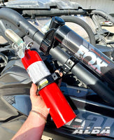 Billet Quick Release Fire Extinguisher Roll Bar Mount - Alba Racing - Augusta Motorsports Racing Safety Supplies