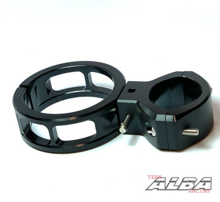 Billet Quick Release Fire Extinguisher Roll Bar Mount - Alba Racing - Augusta Motorsports Racing Safety Supplies