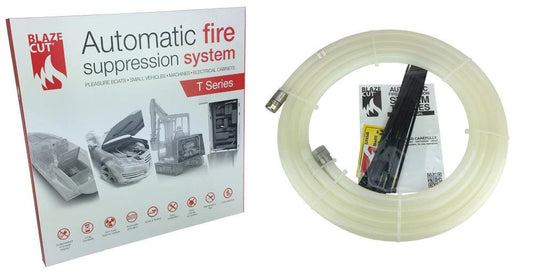 BlazeCut T400E Auto, RV, Boat - Automatic Fire System, 13'Tube - Augusta Motorsports Racing Fire Systems