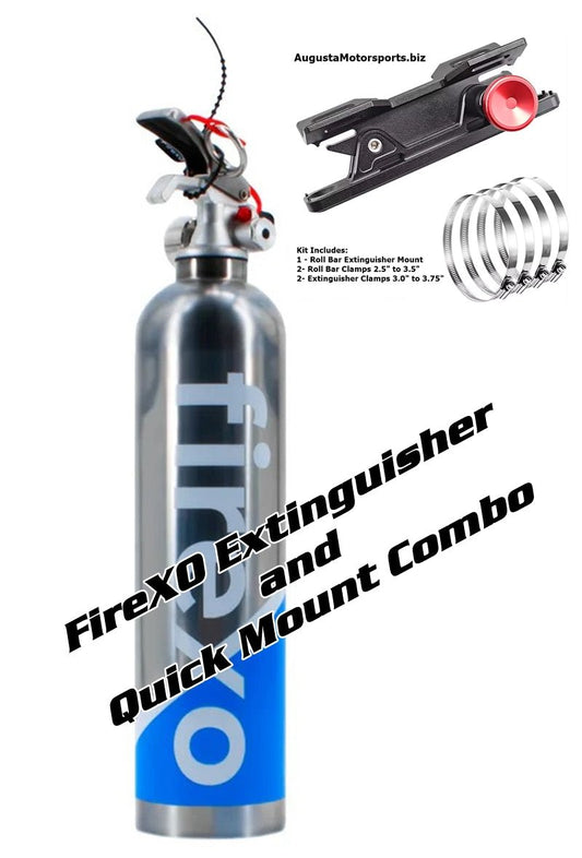 Jeep UTV Off-Road Fire Extinguisher with Quick Release Mount - Augusta Motorsports Racing Fire Systems