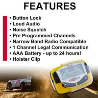 Raceceiver Classic Fusion Plus w/ Rookie Earpiece - Augusta Motorsports Racing Fire Systems