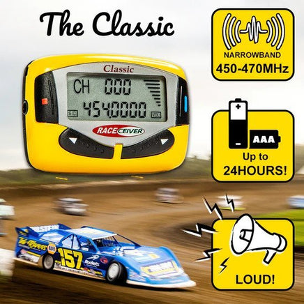 Raceceiver Classic Fusion Plus w/ Rookie Earpiece - Augusta Motorsports Racing Fire Systems