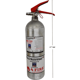 SPA SPA4f SFI5 - 5lb FireSense+ SFI 17.1 Fire Suppression System - Augusta Motorsports Racing Fire Systems