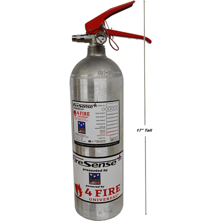 SPA SPA4f SFI5 - 5lb FireSense+ SFI 17.1 Fire Suppression System - Augusta Motorsports Racing Fire Systems