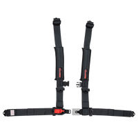 UTV Racing 4 - Point Seat Harness - Black Pull Down | ZAMP - Augusta Motorsports Racing Safety Supplies