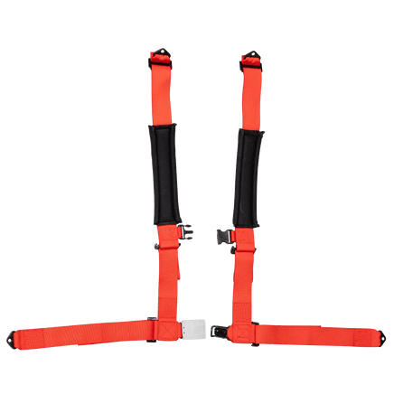 UTV Racing 4 - Point Seat Harness - Red Pull Down | ZAMP - Augusta Motorsports Racing Safety Supplies