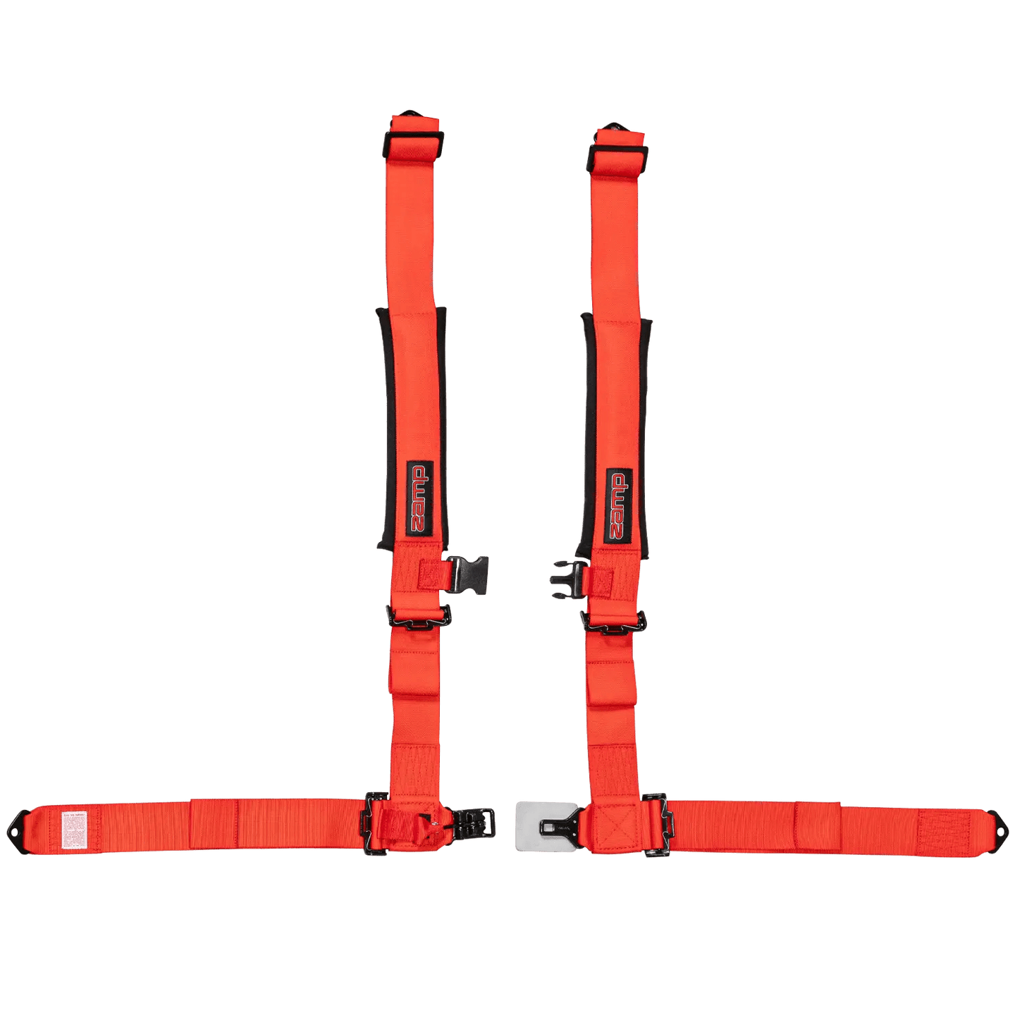 UTV Racing 4 - Point Seat Harness - Red Pull Down | ZAMP - Augusta Motorsports Racing Safety Supplies