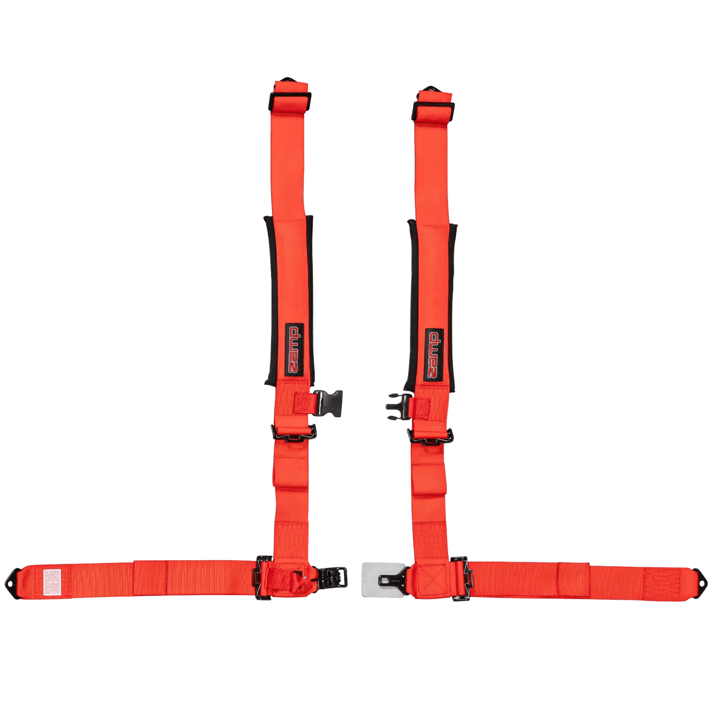 UTV Racing 4 - Point Seat Harness - Red Pull Down | ZAMP - Augusta Motorsports Racing Safety Supplies