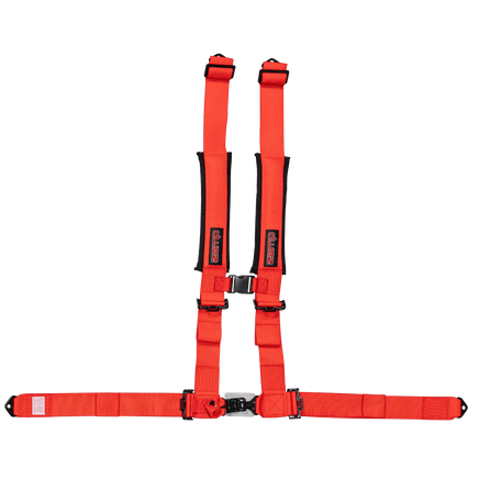 UTV Racing 4 - Point Seat Harness - Red Pull Down | ZAMP - Augusta Motorsports Racing Safety Supplies