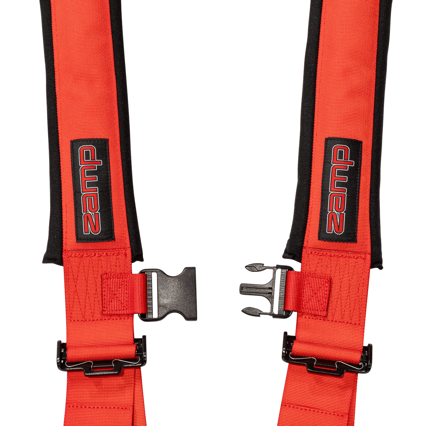 UTV Racing 4 - Point Seat Harness - Red Pull Down | ZAMP - Augusta Motorsports Racing Safety Supplies