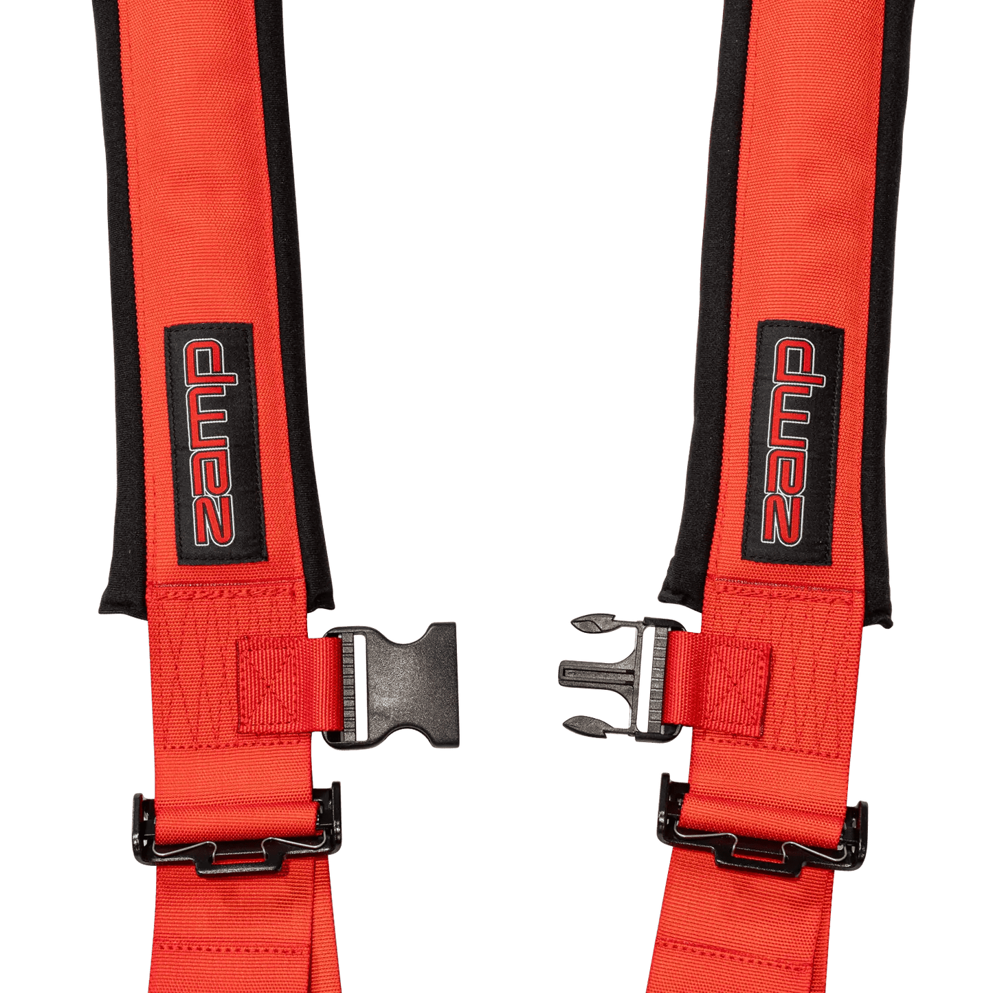 UTV Racing 4 - Point Seat Harness - Red Pull Down | ZAMP - Augusta Motorsports Racing Safety Supplies
