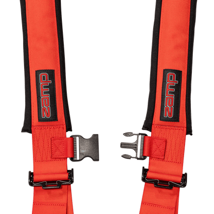 UTV Racing 4 - Point Seat Harness - Red Pull Down | ZAMP - Augusta Motorsports Racing Safety Supplies