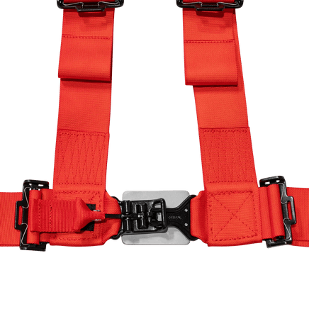 UTV Racing 4 - Point Seat Harness - Red Pull Down | ZAMP - Augusta Motorsports Racing Safety Supplies