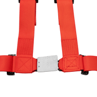 UTV Racing 4 - Point Seat Harness - Red Pull Down | ZAMP - Augusta Motorsports Racing Safety Supplies