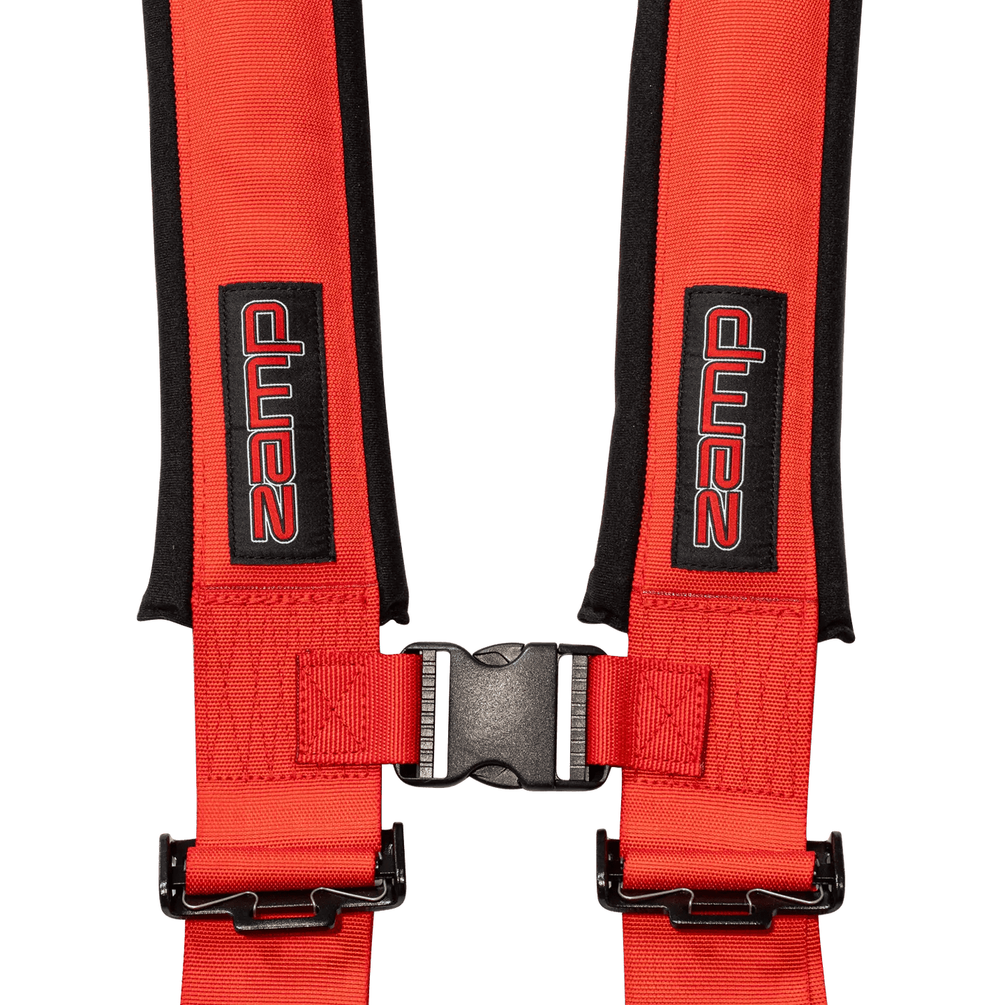UTV Racing 4 - Point Seat Harness - Red Pull Down | ZAMP - Augusta Motorsports Racing Safety Supplies