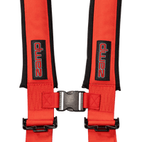 UTV Racing 4 - Point Seat Harness - Red Pull Down | ZAMP - Augusta Motorsports Racing Safety Supplies