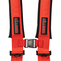 UTV Racing 4 - Point Seat Harness - Red Pull Down | ZAMP - Augusta Motorsports Racing Safety Supplies