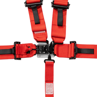 UTV Racing 5 - Point Seat Harness - Red Pull Down | ZAMP - Augusta Motorsports Racing Safety Supplies