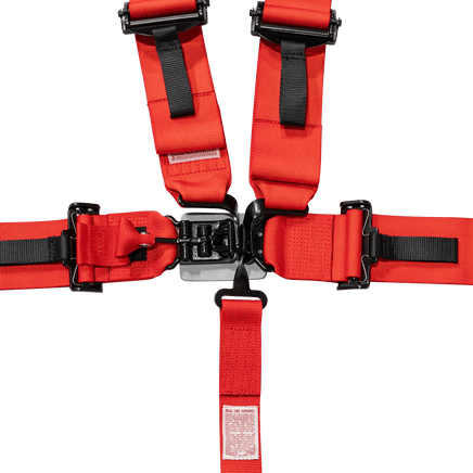 UTV Racing 5 - Point Seat Harness - Red Pull Down | ZAMP - Augusta Motorsports Racing Safety Supplies