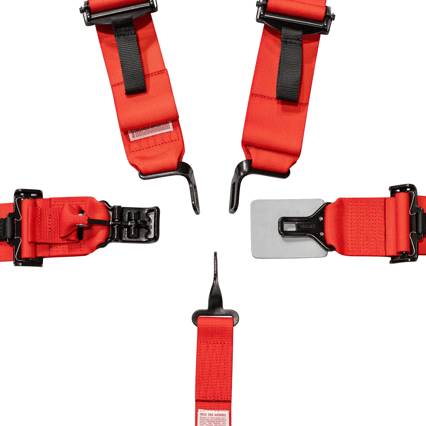 UTV Racing 5 - Point Seat Harness - Red Pull Down | ZAMP - Augusta Motorsports Racing Safety Supplies