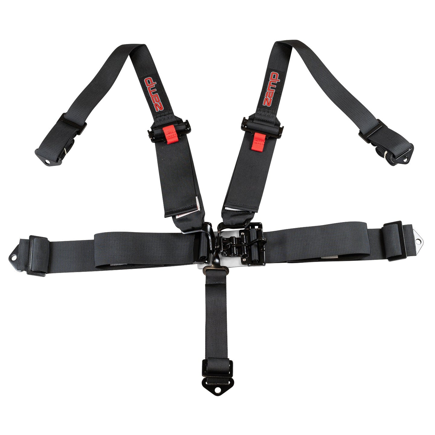 ZAMP Racing 5-point harness seat belt with latch link, safety restraint for racing seats and high-performance driving protection.