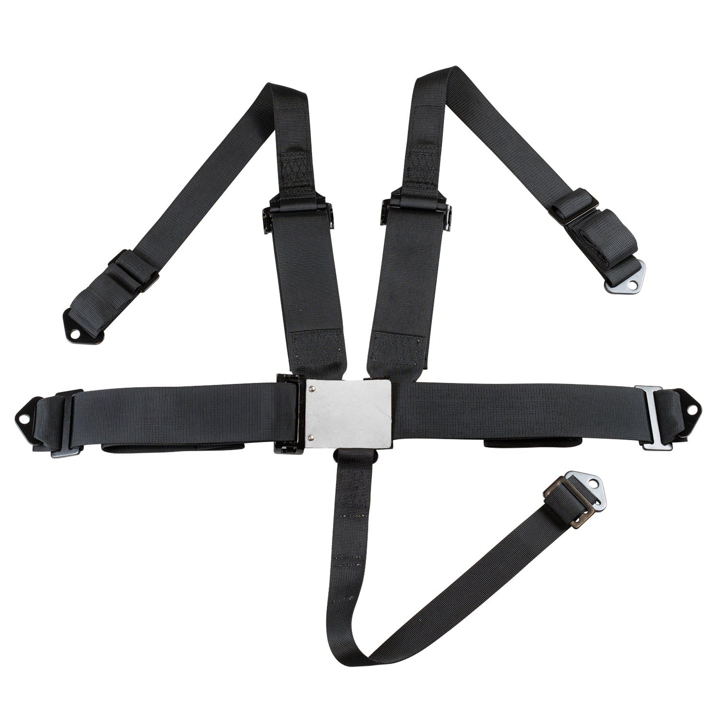 ZAMP racing harness seat belt with 5-point latch link, safety restraint for racing and high-performance vehicles.