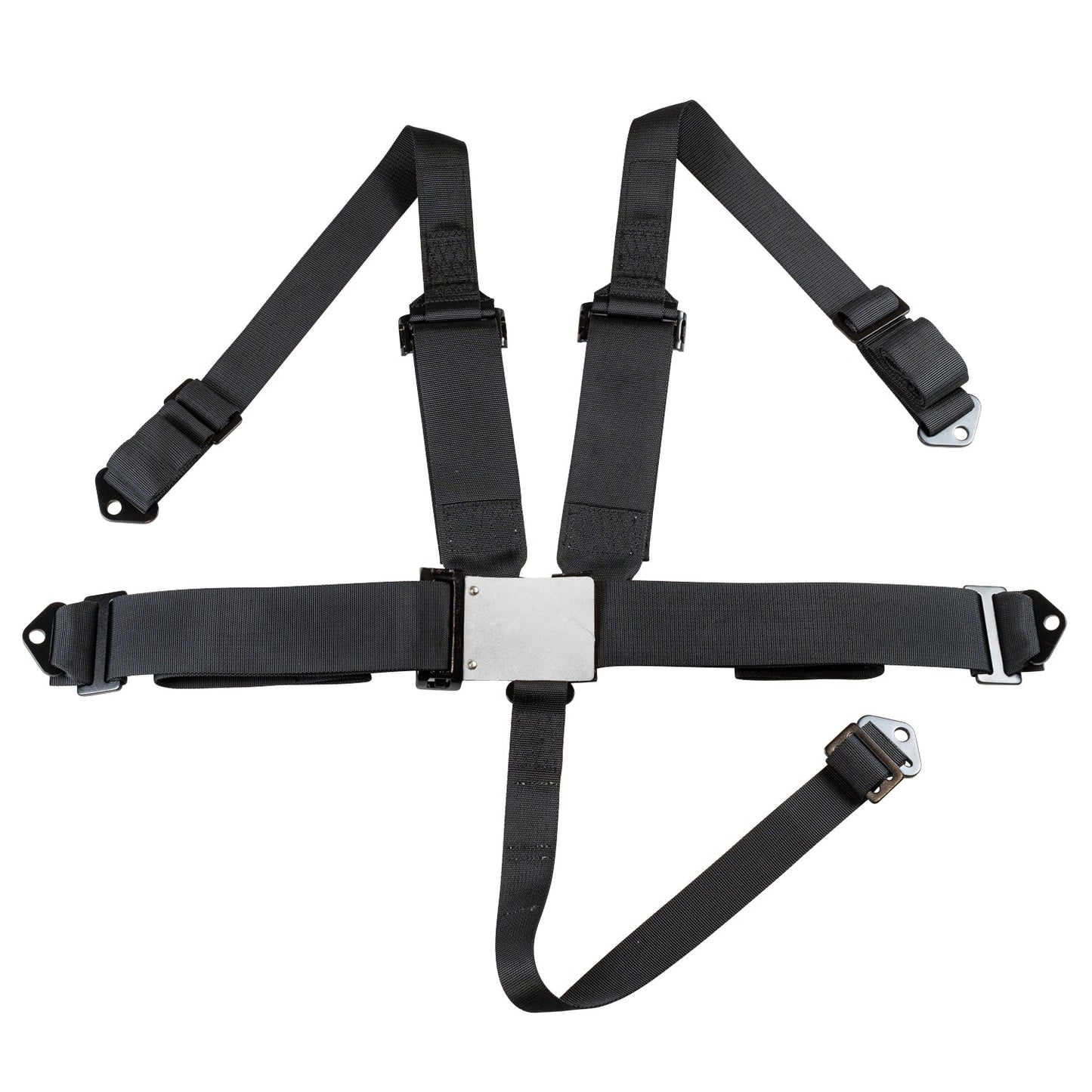 ZAMP racing harness seat belt with 5-point latch link, safety restraint for racing and high-performance vehicles.