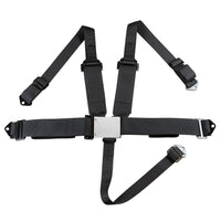 ZAMP racing harness seat belt with 5-point latch link, safety restraint for racing and high-performance vehicles.