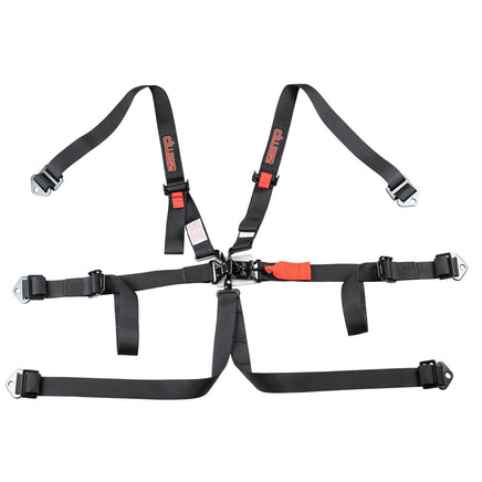 ZAMP Racing Harness Seat Belts 6 Point Latch Link - Augusta Motorsports Racing Fire Systems