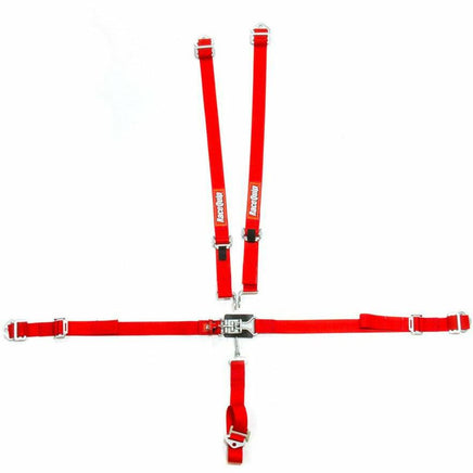 5pt Harness Set Jr LL Red - Augusta Motorsports Racing Fire Systems