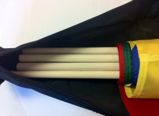 Auto Motorsports Racing Flag Canvas Travel Storage Race Set Bag - Augusta Motorsports Racing Fire Systems