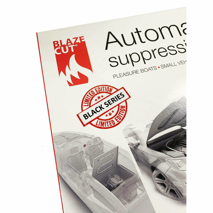 BlazeCut T200E Black Tubing Auto, RV, Boat - Automatic Fire System, 6' Tube - Augusta Motorsports Racing Fire Systems