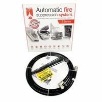 BlazeCut T300E Black Tubing | Automatic Fire System, 9' Tube - Augusta Motorsports Racing Fire Systems