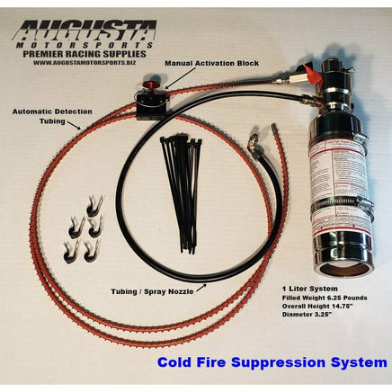 Cold Fire Racing Super Fire System | Racing 1 Liter Fire System - Augusta Motorsports Racing Fire Systems