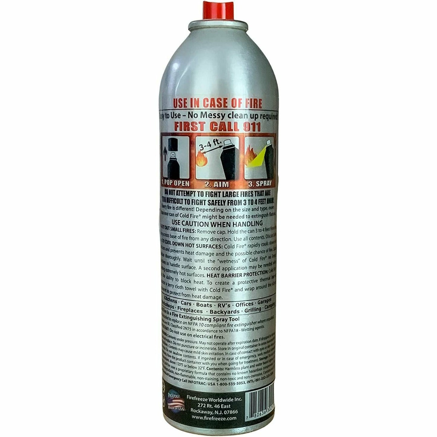 Cold Fire Ultimate Aerosol Fire Suppressant | Firefreeze - Augusta Motorsports Racing Fire Systems