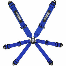 Lifeline Racing Harness 6 Point 3" Cam- Lock Blue 300-000-004 - Augusta Motorsports Racing Fire Systems